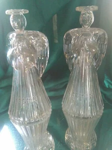 Crystal angel candle holder - Picture 1 of 4