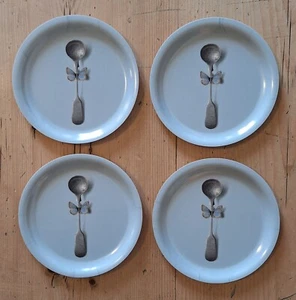 Juego de 4 posavasos azul pálido cuchara y mariposa Michael Angove AryTrays totalmente nuevo - Imagen 1 de 3