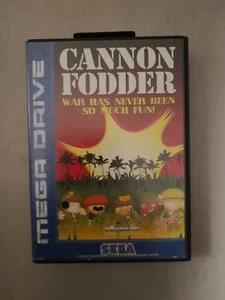 JEU MEGADRIVE Cannon Fodder Mega Drive SEGA version Europe seulement existante - Photo 1/2