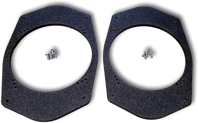 BRAND: SPEEDFREAKCNC 1 Pair - Universal Speaker Adapters 6"x9" 6x9 to 6 1/2" 6.5" - SPKBRK001