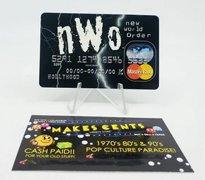 OFFICIAL WCW NWO Wrestling Mastercard Credit Card HOLLYWOOD HOGAN WWE - RARE! - Picture 1 of 2