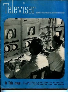 MAG: Televiser #1 Fall 1944-1st issue-set up a TV station-early TV pro mag-ra... - Picture 1 of 1