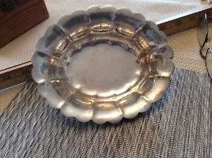 Tiffany & Co. Sterling Silver, Low Bowl or Dish with Scalloped Edge - Picture 1 of 7