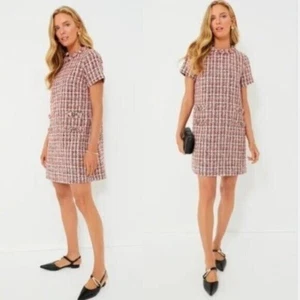 Tuckernuck | NEW Magnolia Tweed Short Sleeve Crew Neck Jackie Mini Dress Size XL - Picture 1 of 11