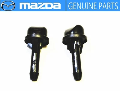 MAZDA GENUINE OEM 86-92 RX-7 FC3S Front Windshield Washer Nozzle Pair S4 S5 - Image 1 of 2