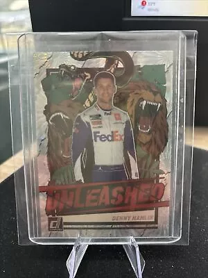 Denny Hamlin Unleashed Donruss Insert Nascar - Image 1 of 2