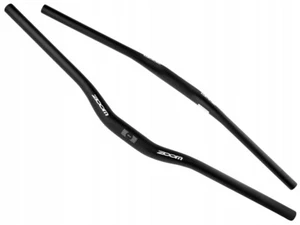 ZOOM MTB-AL-330BT Bike Bicycle Handlebar Aluminium FOV 640,680,720mm 6' Black - Picture 1 of 2