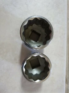 CRAFTSMAN 1-1/2" AND 1-5/8" SAE 12PT 3/4" DRIVE SOCKET SET USA - Bild 1 von 12