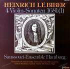 Heinrich Ignaz Franz Biber - 4 Violin-Sonaten 1681 (1) GER LP (VG+/VG+) &#39;*