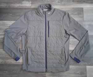 KJUS Reach Jacket Golf Performance Full Zip Company Logo Grey Size 54 XL - Picture 1 of 13