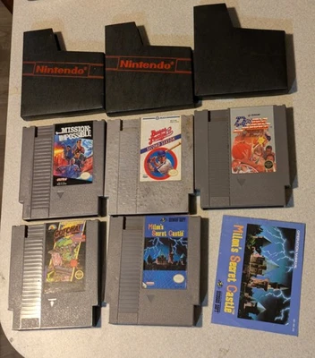 NES 5 Game Lot-Milon's Secret Castle, Mission Impossible, Gotcha, Double Dribble - Image 1 of 4
