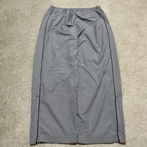 Pantalones deportivos Nike Y2K holgados forrados negros a rayas grises XL - Imagen 1 de 7