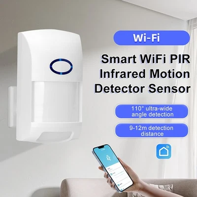 Smart WiFi Infrared Motion Detector Sensor Alarm Human Pet Sensor Anti-theft - Image 1 of 4
