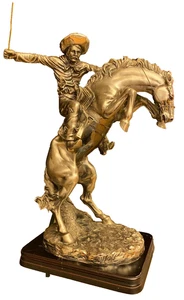 Reproducción de gran calidad después de Fredric Remington bronce Bronco Buster 18" de alto - Imagen 1 de 4