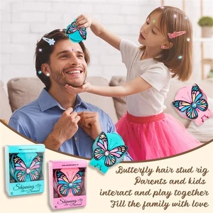78/156 Pieces Butterfly Hair Stud Rig Set,Girl Hair Accessories Kit for Girls US - Picture 1 of 13