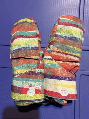 Spyder Girls Bitsy Cubby Mittens Kids Size  S Multicolor Ski  Waterproof  - Image 1 of 3