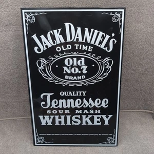 Jack Daniels Blechschild Made In Usa Vintage Large Whiskey Man Cave Bar Schild - Bild 1 von 7