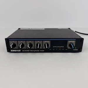 Shure SCM268 Microphone Mixer Tested Working - Picture 1 of 8
