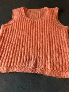 Pullunder, Mohair, selbst gestrickt - Bild 1 von 4
