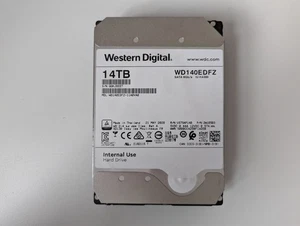 Western Digital 14TB SATA HDD 3.5" Internal Hard Drive WD140EDFZ 512MB UK - Afbeelding 1 van 3