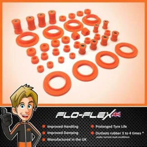 Triumph TR6 avant & Arrière Suspension Bush Set en Poly Polyuréthane Flo-Flex - Imagen 1 de 4