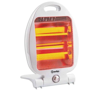 MINI stufa elettrica a basso consumo bagno stufetta silenziosa 2 potenze quarzo - Immagine 1 di 4