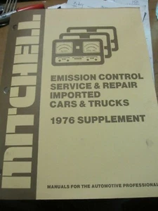 Mitchell emission GUIDE 1976 PORSCHE 912E TURBO CARRERA RENAULT R5  MAZDA COSMO - Bild 1 von 2