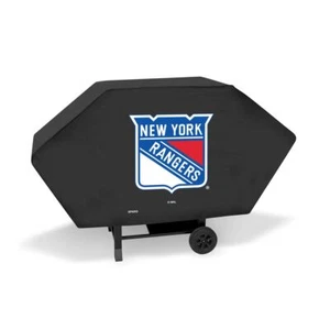 New York Rangers NHL Executive Heavy Duty BBQ Barbeque Grill Cover - Picture 1 of 5