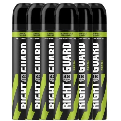 Right Guard Men's Cool 48 Hour High Performance Anti-Perspirant 250mlx6