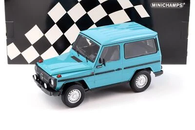 1:18 Minichamps Mercedes Classe-G 300GD G-Modello Swb W460 Turquoise 1980 - Immagine 1 di 4