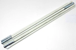 Fiberglass Collapsible Tent Support Pole Kit Awning Frame Rod 11' long 7 Section - Picture 1 of 1