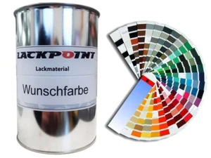 0,5 Liter Spritzfertig Wasserbasislack für geeignet für Audi 6I Ultrablau Metal - Bild 1 von 1