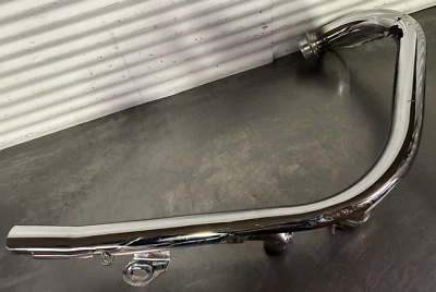 17 Triumph Bonneville T120 right side header assembly exhaust pipe T2206047 - Image 1 of 4