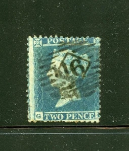 KMC4076-Great Britain #13 (G895) Q.V. Perf 14, wmk 18, U see note, CV$210.00 - Picture 1 of 2
