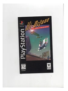 Hi Octane PS1 LongBox MANUAL ONLY NO TRACKING Authentic - Picture 1 of 1
