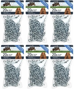 Pet Expert PE223850 20' Fuß strapazierfähige Hunde-Bindekette - 6er-Pack - Bild 1 von 3