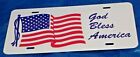 God Bless America Flag License Plate