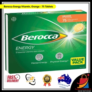 Berocca Energy Vitamin, Orange - 75 Effervescent Tablets - Picture 1 of 3