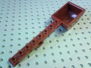 Lego Container Katapult Eimer auf Platte 1x8 + Drehknopf [30275] braun rötlich x1 - Bild 1 von 2