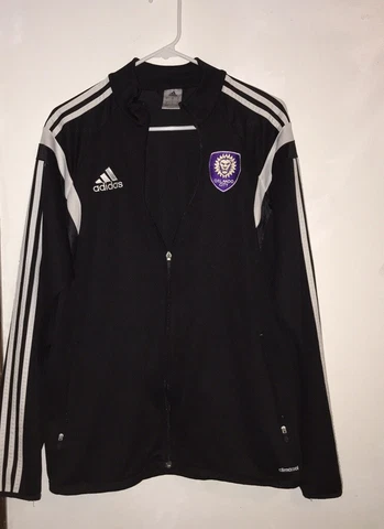 adidas orlando city  Black /White Jacket Size M Cover