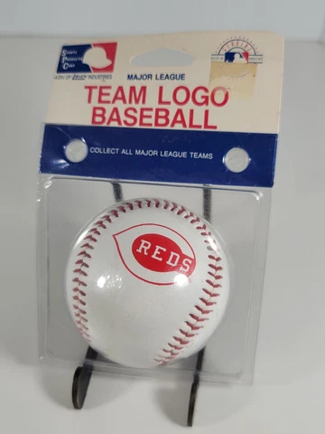 Cincinnati Reds Baseball - 1995 Vintage Team Logo Ball - Sports Products Ohio Cover