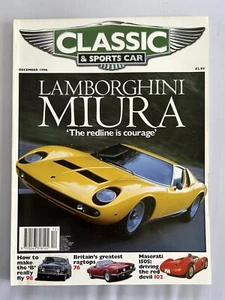 Classic & Sports Car Magazine Lamborghini Miura December 1996 - Picture 1 of 2
