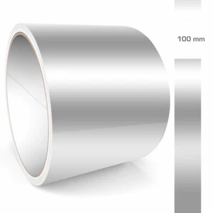 Zierstreifen 100mm 10 Meter Silber Glänzend RAL 9007 Glanz Auto Boot Motorrad - Bild 1 von 5