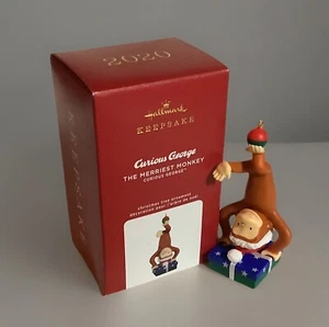 Hallmark The Merriest Monkey Curious George Keepsake Ornament 2020 - Picture 1 of 3