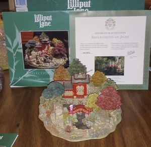 Liliput Gasse Landhaus Reflexionen aus Jade Sammlerstück Vintage - Bild 1 von 10