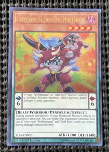 💥 Yugioh! Performapal Odd-Eyes Minitaurus  1st Edition BLLR-EN002 - Picture 1 of 3