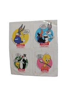 Loony Tunes Vintage Oral Care Colgate Stickers Vintage - Foto 1 di 4