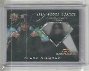 2021 Marvel Black Diamond Cate Blanchett as Hela Diamond Facet Trading Card - Picture 1 of 2