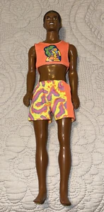 Barbie Beach Steven African American AA Used 1987 Head / 1968 Body Mattel Malays - Picture 1 of 5
