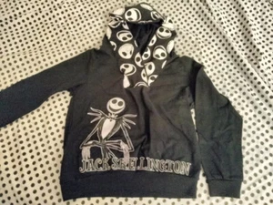 Jack Skellington The Nightmare Before Christmas Medium Hoodie Sweatshirt - Picture 1 of 9
